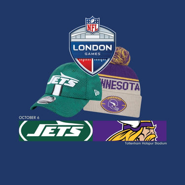 Official NFL London Jets vs Vikings Merch