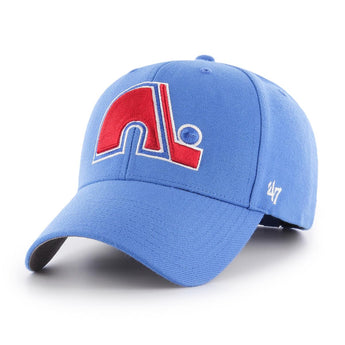 Quebec Nordiques Vintage Blue MVP Snapback Cap