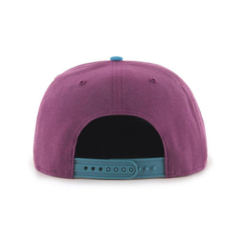 Anaheim Mighty Ducks 2 Tone Plum Captain Snapback Cap