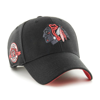 Chicago Blackhawks Black Sure Shot MVP Cap