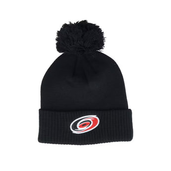 Carolina Hurricanes Cuffed Pom Beanie Knit Hat