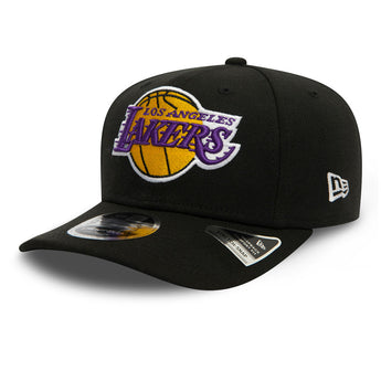 Los Angeles Lakers Black 9FIFTY Stretch Snapback Cap