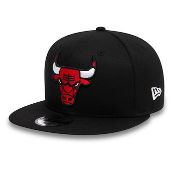 Chicago Bulls Logo Black 9FIFTY Snapback Cap