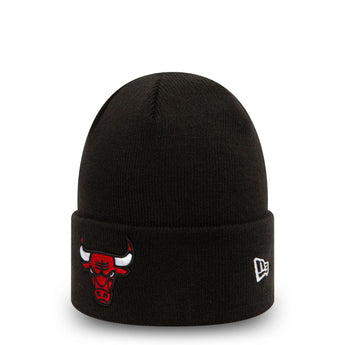 Chicago Bulls Essential Black Cuff Beanie Hat