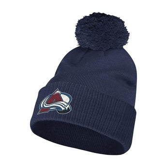 Colorado Avalanche Navy Cuffed Beanie Knit