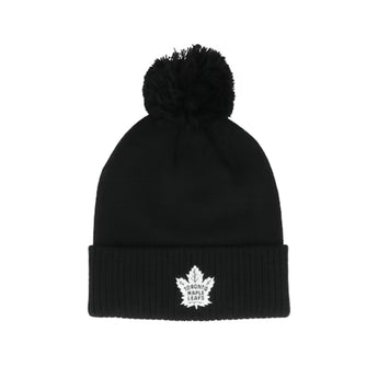 Toronto Maple Leafs Cuffed Pom Beanie Knit Hat