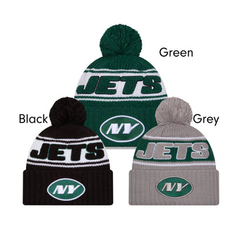 New York Jets Beanie & Socks Gift Box Bundle