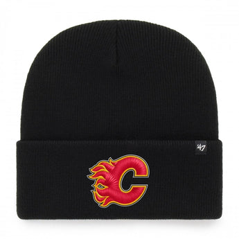 Calgary Flames Black Haymaker Cuff Beanie Knit