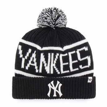 New York Yankees Black Calgary Cuff Beanie