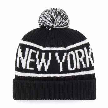 New York Yankees Black Calgary Cuff Beanie