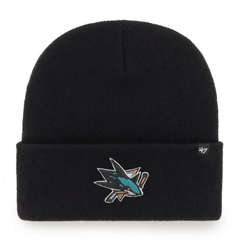 San Jose Sharks Black Haymaker Beanie Knit