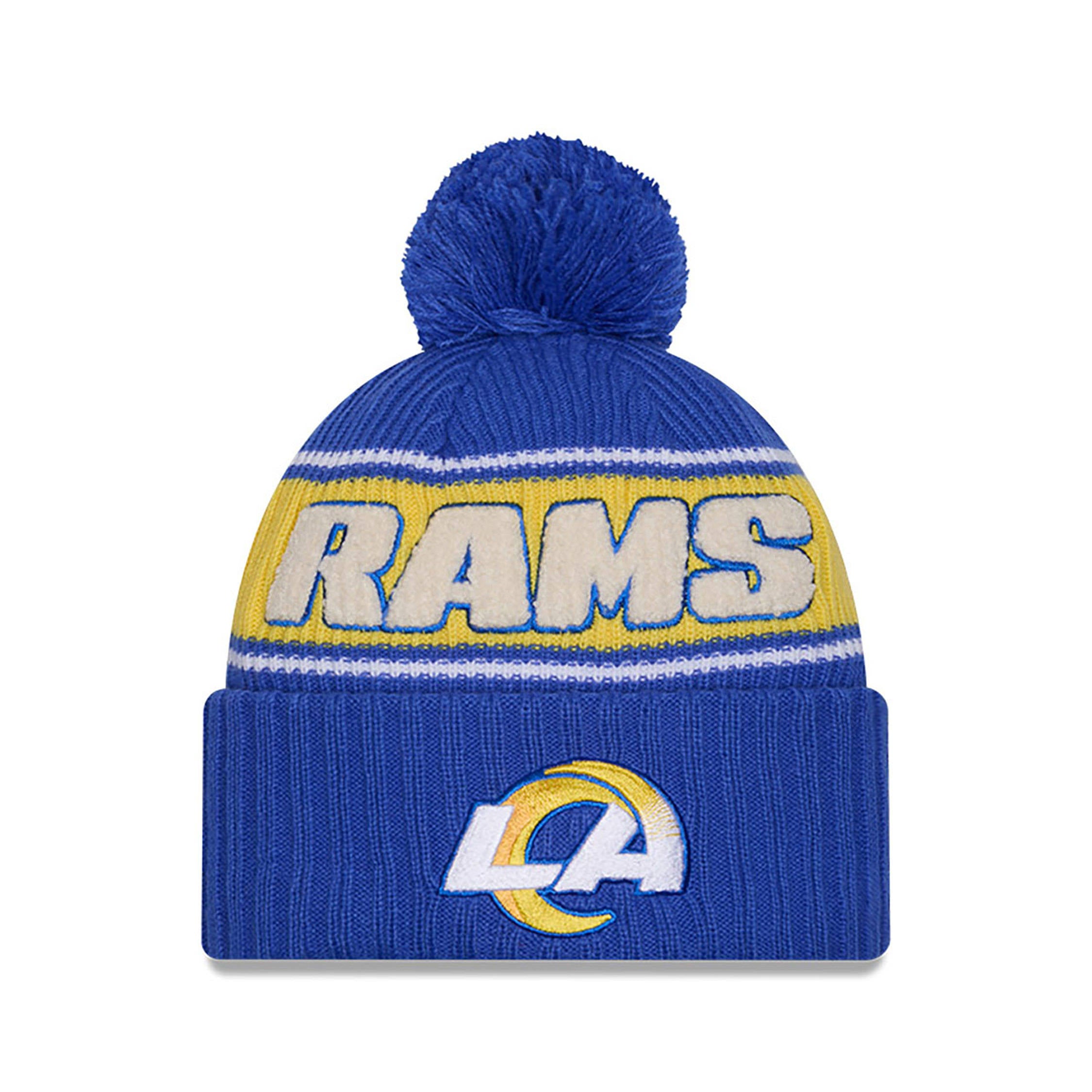 Los Angeles Rams NFL Sideline 2024 Sport Knit Beanie Hat – USA Sports