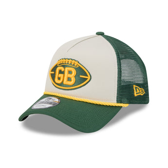 Green Bay Packers 2024 NFL Sideline Historic 9Forty A Frame Trucker Cap