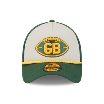 Green Bay Packers 2024 NFL Sideline Historic 9Forty A Frame Trucker Cap