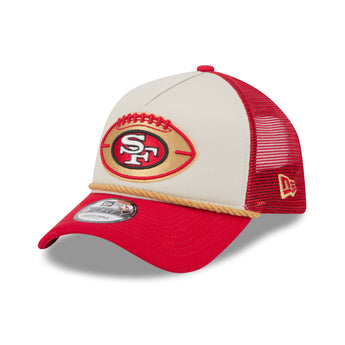 San Francisco 49ers NFL Sideline Historic 9Forty A Frame Trucker Cap