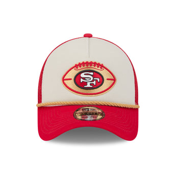 San Francisco 49ers NFL Sideline Historic 9Forty A Frame Trucker Cap