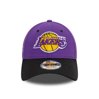 LA Lakers NBA Side Patch Purple 9FORTY Adjustable Cap