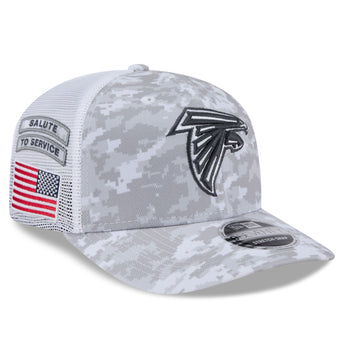 Atlanta Falcons 2024 Salute to Service 9Seventy Stretch Snapback Adjustable Cap