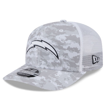 Los Angeles Chargers 2024 Salute to Service 9Seventy Stretch Snapback Adjustable Cap