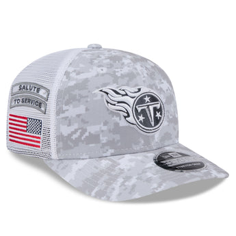 Tennessee Titans 2024 Salute to Service 9Seventy Stretch Snapback Adjustable Cap