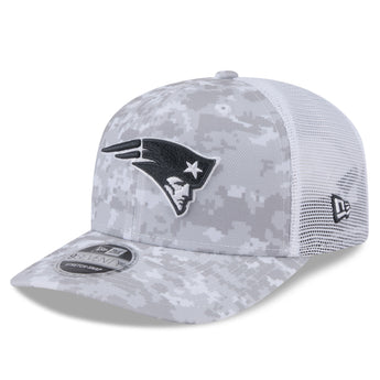 New England Patriots 2024 Salute to Service 9Seventy Stretch Snapback Adjustable Cap