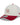 Two-toned cap with red and white design on a white background