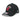 Miami Heat Black NBA Team 39THIRTY M-Crown Stretch Fit Cap
