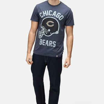 Chicago Bears Helmet Relaxed T-Shirt