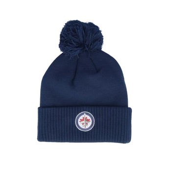 Winnipeg Jets Cuffed Pom Beanie Knit Hat