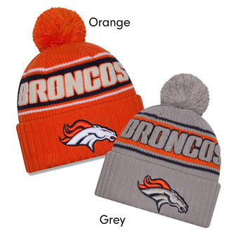 Denver Broncos Beanie & Socks Gift Box Bundle