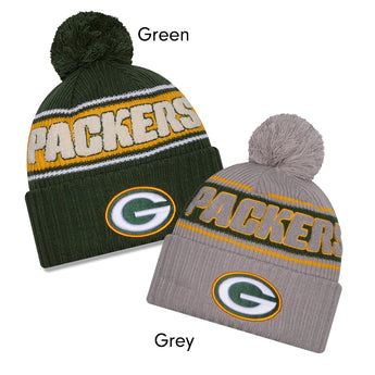 Green Bay Packers Beanie & Socks Gift Box Bundle