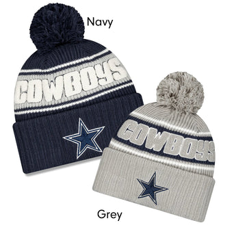 Dallas Cowboys Beanie & Socks Gift Box Bundle