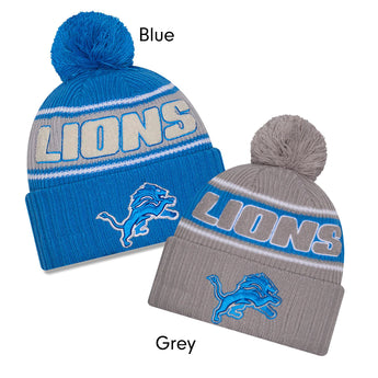 Detroit Lions Beanie & Socks Gift Box Bundle