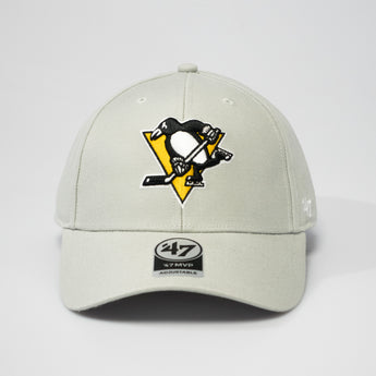 Pittsburgh Penguins Grey MVP Adjustable Cap