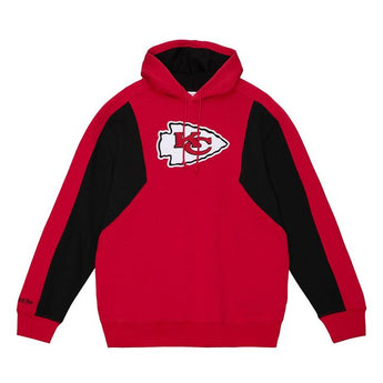 Kansas City Chiefs Colour Blocked Fleece Hoodie