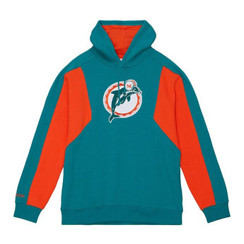 Miami Dolphins Colour Blocked Fleece Hoodie