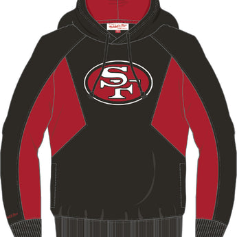 San Francisco 49ers Colour Blocked Fleece Hoodie