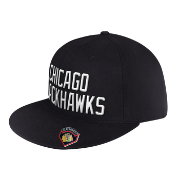 Chicago Blackhawks Starter Black Ice Snapback Cap