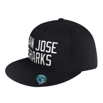 San Jose Sharks Starter Black Ice Snapback Cap