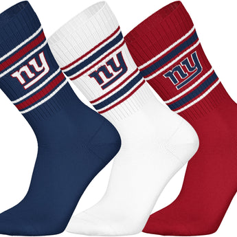 New York Giants Crew Socks [3 Pack]