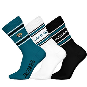 Jacksonville Jaguars Crew Socks [3 Pack]