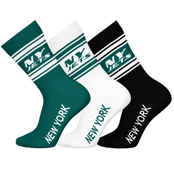 New York Jets Crew Socks [3 Pack]