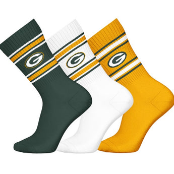 Green Bay Packers Crew Socks [3 Pack]