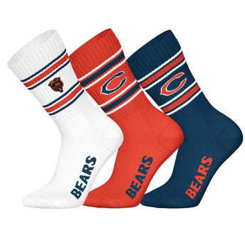 Chicago Bears Crew Socks [3 Pack]