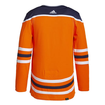 Edmonton Oilers Home Authentic Primegreen Orange Jersey