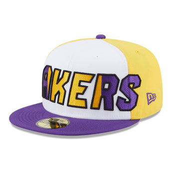 LA Lakers Back Half 59Fifty Fitted Cap