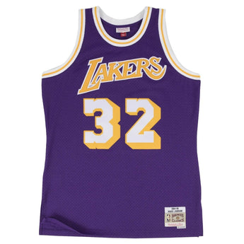 Los Angeles Lakers 1984-85 Magic Johnson Purple Swingman Jersey