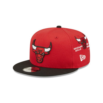 Chicago Bulls All Over Patch Red 9Fifty Cap