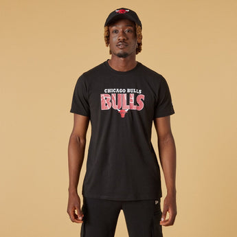 Chicago Bulls Wordmark Court Infill T-Shirt