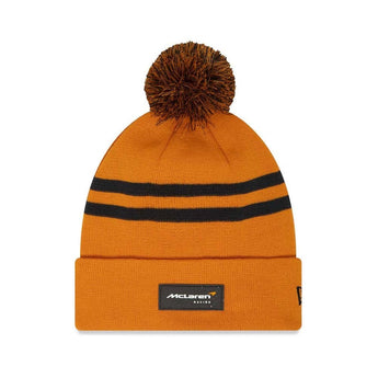 McLaren Racing Pom Orange Beanie Hat